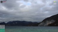 Archiv Foto Webcam Wolfgangsee - Lindenstrand 09:00