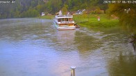 Archived image Webcam Kelheim Danube – View Motor Ship Renate 05:00