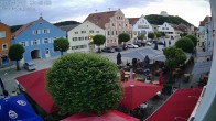 Archiv Foto Webcam Stadtplatz Kelheim 19:00