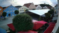 Archiv Foto Webcam Stadtplatz Kelheim 19:00