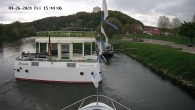 Archived image Webcam Kelheim – View Ship Maximilian II 15:00