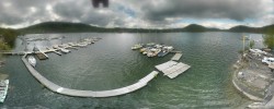 Archived image Webcam Lake Eder: Sailing Harbour Rehbach 11:00