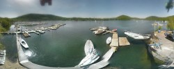 Archived image Webcam Lake Eder: Sailing Harbour Rehbach 11:00