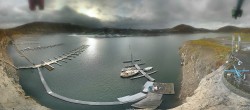 Archived image Webcam Lake Eder: Sailing Harbour Rehbach 13:00