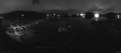 Archived image Webcam Lake Eder: Sailing Harbour Rehbach 05:00