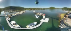 Archived image Webcam Lake Eder: Sailing Harbour Rehbach 09:00