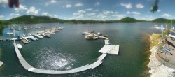 Archived image Webcam Lake Eder: Sailing Harbour Rehbach 13:00