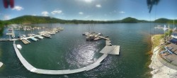 Archived image Webcam Lake Eder: Sailing Harbour Rehbach 15:00