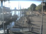 Archiv Foto Webcam Weserpromenade Schlachte Bremen 17:00