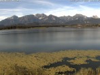 Archived image Webcam Hopfensee: View from Restaurant Fischerhütte 07:00