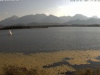 Archiv Foto Webcam Restaurant Fischerhütte am Hopfensee 17:00