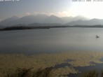 Archiv Foto Webcam Restaurant Fischerhütte am Hopfensee 17:00