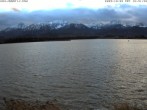 Archived image Webcam Hopfensee: View from Restaurant Fischerhütte 15:00