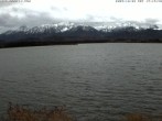 Archived image Webcam Hopfensee: View from Restaurant Fischerhütte 17:00