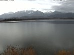 Archived image Webcam Hopfensee: View from Restaurant Fischerhütte 06:00