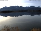 Archived image Webcam Hopfensee: View from Restaurant Fischerhütte 10:00