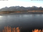 Archiv Foto Webcam Restaurant Fischerhütte am Hopfensee 08:00