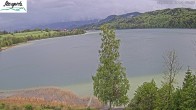 Archiv Foto Webcam Füssen: Blick auf den Weißensee vom Hotel Seespitz 15:00