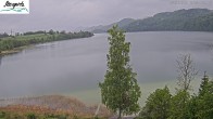 Archiv Foto Webcam Füssen: Blick auf den Weißensee vom Hotel Seespitz 13:00