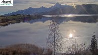 Archiv Foto Webcam Füssen: Blick auf den Weißensee vom Hotel Seespitz 07:00