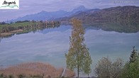 Archiv Foto Webcam Füssen: Blick auf den Weißensee vom Hotel Seespitz 19:00