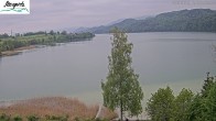 Archiv Foto Webcam Füssen: Blick auf den Weißensee vom Hotel Seespitz 11:00