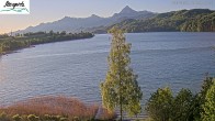 Archiv Foto Webcam Füssen: Blick auf den Weißensee vom Hotel Seespitz 06:00