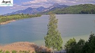 Archiv Foto Webcam Füssen: Blick auf den Weißensee vom Hotel Seespitz 16:00