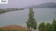Archiv Foto Webcam Füssen: Blick auf den Weißensee vom Hotel Seespitz 11:00