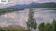Archiv Foto Webcam Füssen: Blick auf den Weißensee vom Hotel Seespitz 05:00