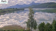Archiv Foto Webcam Füssen: Blick auf den Weißensee vom Hotel Seespitz 06:00