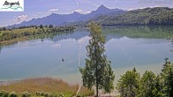 Archiv Foto Webcam Füssen: Blick auf den Weißensee vom Hotel Seespitz 09:00