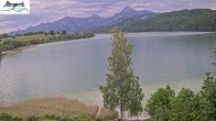Archiv Foto Webcam Füssen: Blick auf den Weißensee vom Hotel Seespitz 05:00