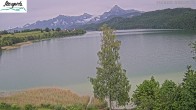 Archiv Foto Webcam Füssen: Blick auf den Weißensee vom Hotel Seespitz 15:00