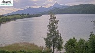 Archiv Foto Webcam Füssen: Blick auf den Weißensee vom Hotel Seespitz 07:00