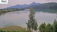 Archiv Foto Webcam Füssen: Blick auf den Weißensee vom Hotel Seespitz 09:00