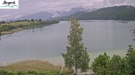 Archiv Foto Webcam Füssen: Blick auf den Weißensee vom Hotel Seespitz 11:00