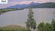 Archiv Foto Webcam Füssen: Blick auf den Weißensee vom Hotel Seespitz 05:00