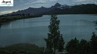 Archiv Foto Webcam Füssen: Blick auf den Weißensee vom Hotel Seespitz 03:00