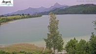 Archiv Foto Webcam Füssen: Blick auf den Weißensee vom Hotel Seespitz 11:00