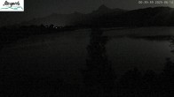 Archiv Foto Webcam Füssen: Blick auf den Weißensee vom Hotel Seespitz 23:00