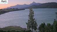 Archiv Foto Webcam Füssen: Blick auf den Weißensee vom Hotel Seespitz 03:00