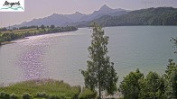 Archiv Foto Webcam Füssen: Blick auf den Weißensee vom Hotel Seespitz 08:00