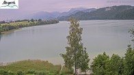 Archiv Foto Webcam Füssen: Blick auf den Weißensee vom Hotel Seespitz 05:00