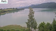 Archiv Foto Webcam Füssen: Blick auf den Weißensee vom Hotel Seespitz 09:00