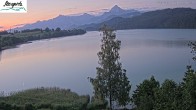Archiv Foto Webcam Füssen: Blick auf den Weißensee vom Hotel Seespitz 03:00