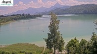 Archiv Foto Webcam Füssen: Blick auf den Weißensee vom Hotel Seespitz 11:00