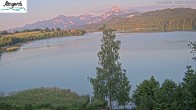 Archiv Foto Webcam Füssen: Blick auf den Weißensee vom Hotel Seespitz 19:00