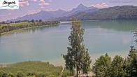 Archiv Foto Webcam Füssen: Blick auf den Weißensee vom Hotel Seespitz 11:00