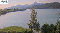 Archiv Foto Webcam Füssen: Blick auf den Weißensee vom Hotel Seespitz 06:00